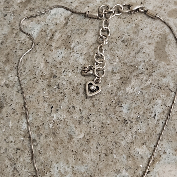 Brighton Circle of Life Two Tone Reversible Heart Necklace - Picture 8 of 8